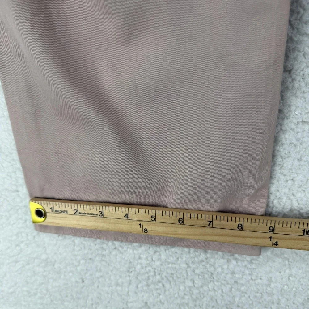 Banana Republic Aiden Chino Pants Mens 38x30 Pink Straight Leg‎ Cotton Casual